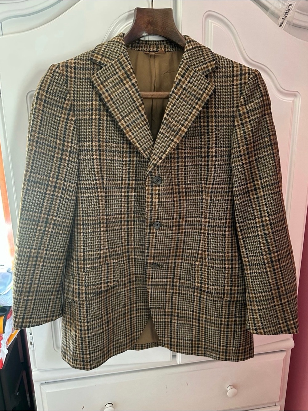 Vintage Dunn & Co Harris Tweed Sport Coat Blazer Men’s